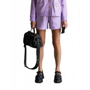 NEW CARE TUCKER court interlock track shorts in lavender